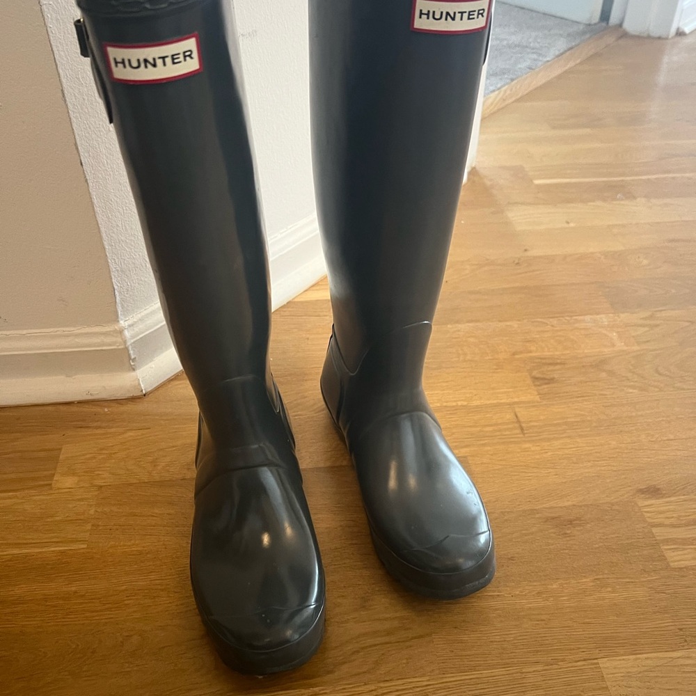 Hunter Classic Black Tall Boots